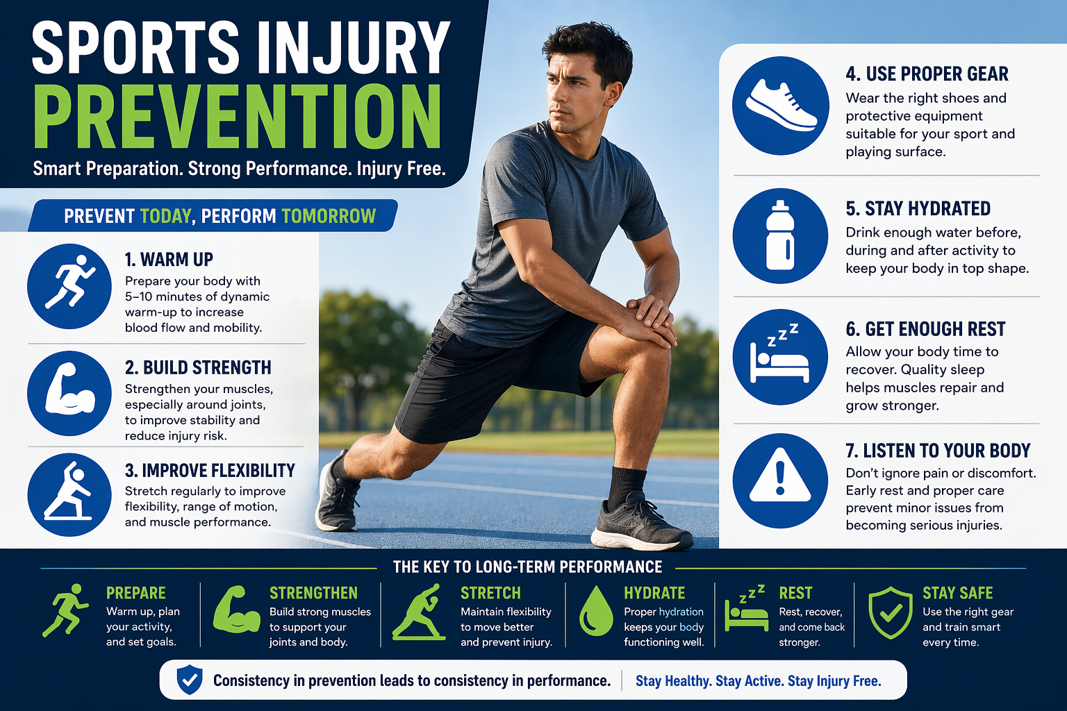 Common Sports injury Prevention ,Causes and Treatment Guide